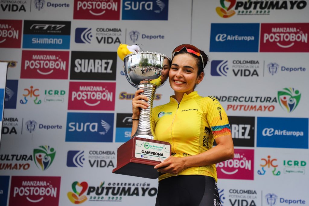 La paisa Estefanía Herrera del equipo Colombia Pacto Por El Deporte GW